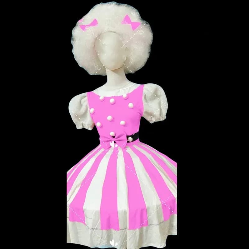 Costume de Clown Cosplay, Vêtements de Performance de Tour d'Équipe, ixde Carnaval, Parc d'Attraction, Tenue de Rave, Tenue de Scène de Danseuse