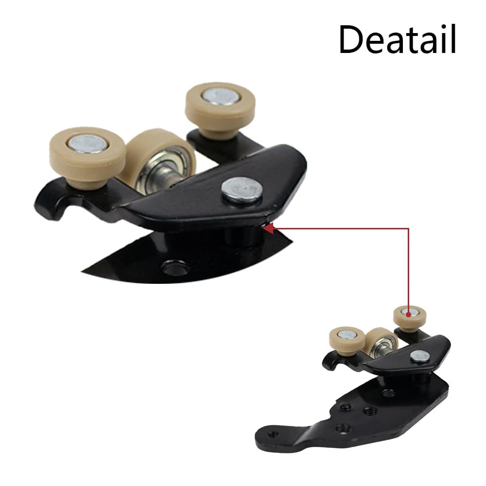 Ensemble de rouleau inférieur de porte coulissante gauche ou droite