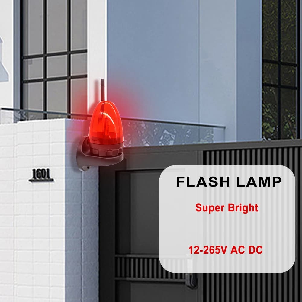 Lumière d'alerte ouverte pour porte de Garage