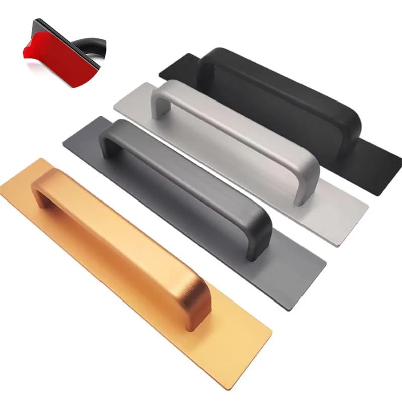 Poignée de Porte Moderne en Alliage d'Aluminium