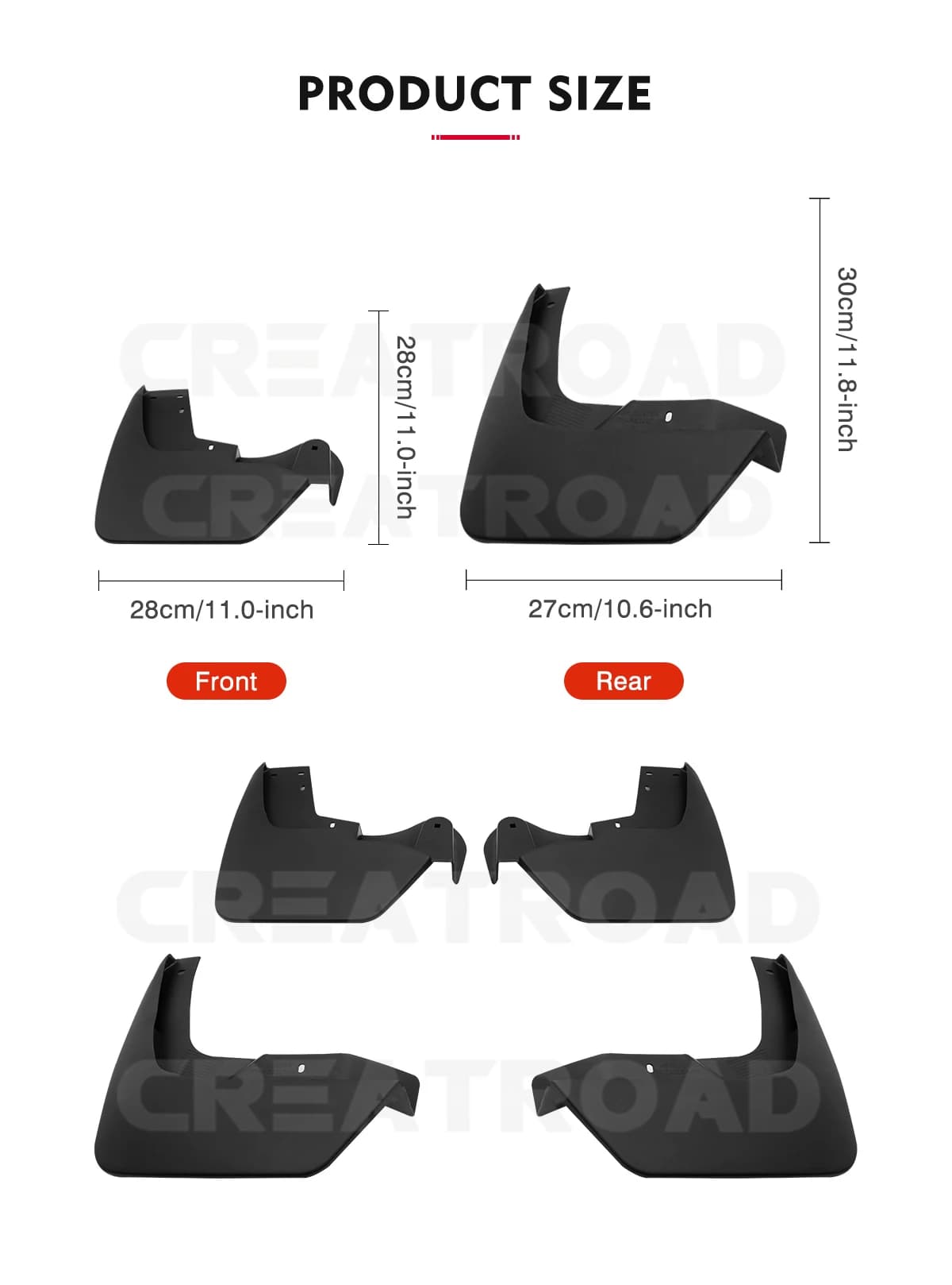 Pour Renault Duster HM 2018 2019 2020 2021 2022 2023 Accessoires Dacia Duster Garde-boue Élargisseurs d'ailes