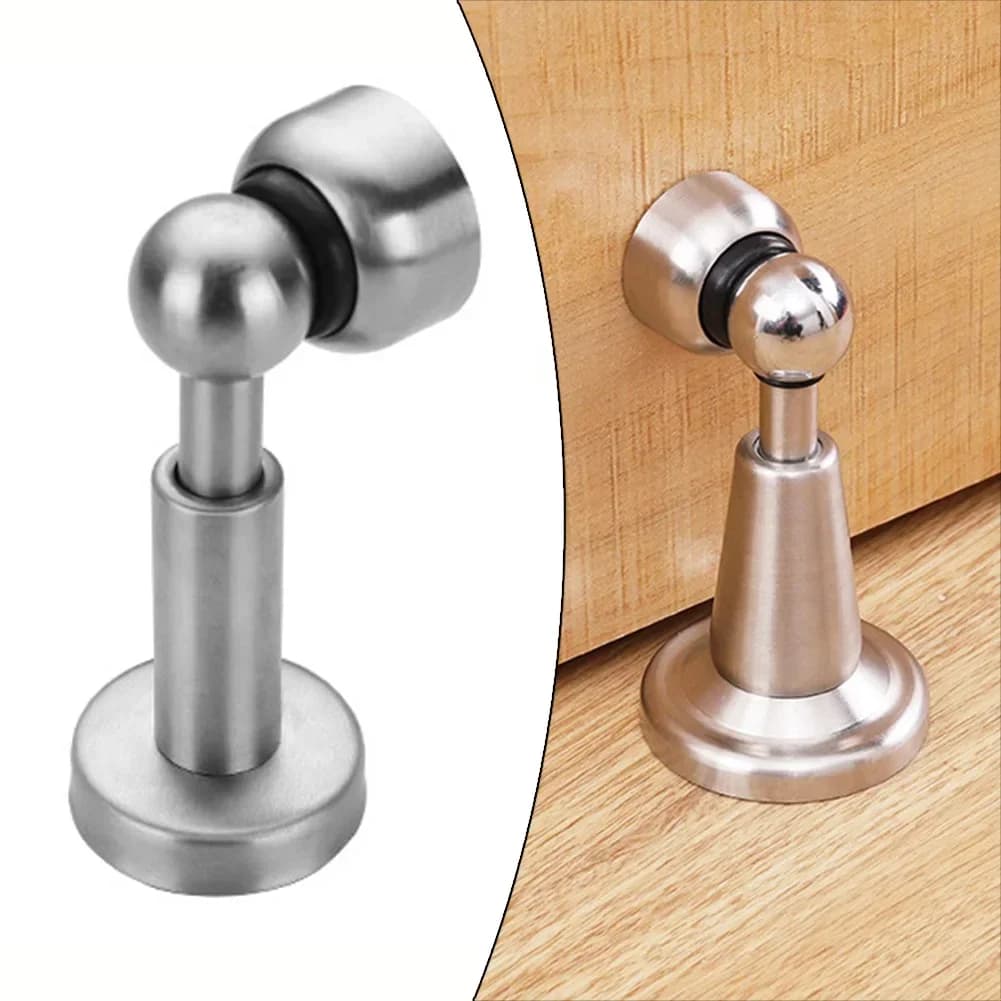 Butoir de porte magnétique en acier inoxydable