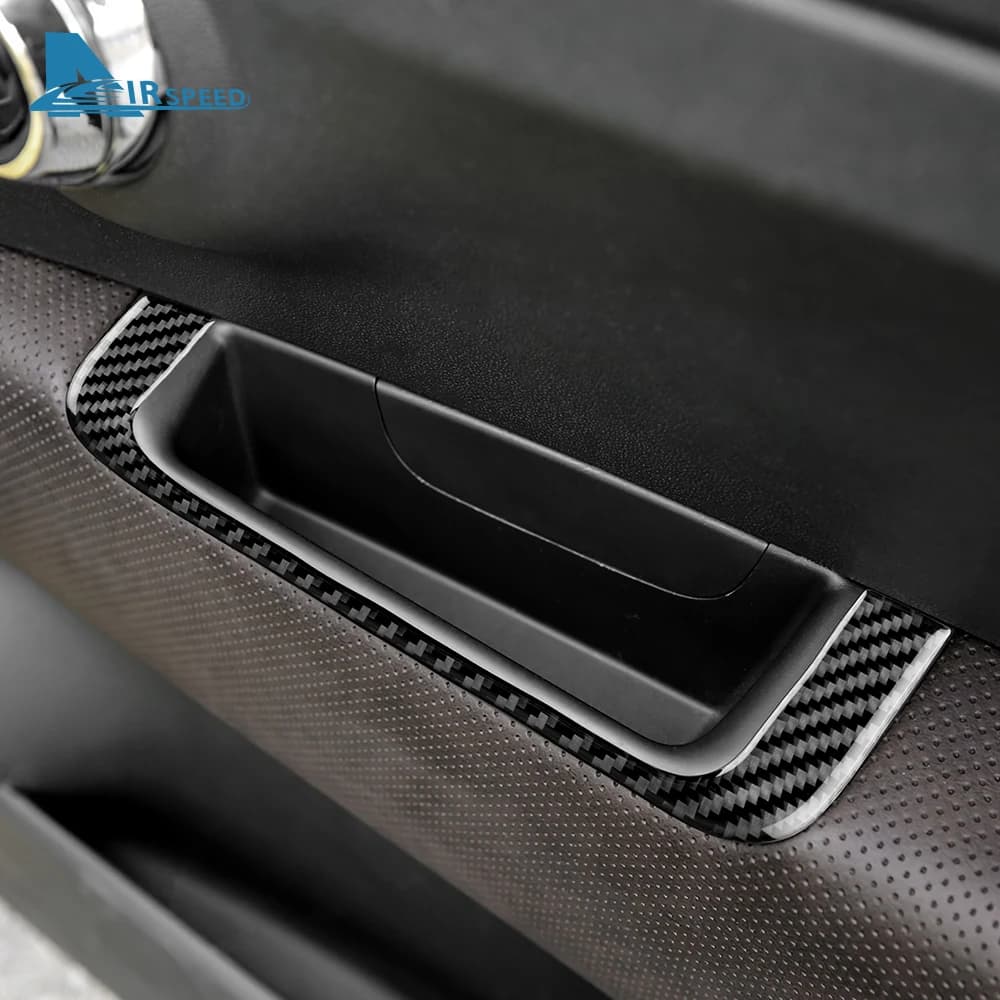 Garniture en Fibre de Carbone Souple pour Fiat 500, 2008-2011, Abarth 595, 2012, 2013, 2014-2015, 2018, 2019, 2020, 2021, 2023