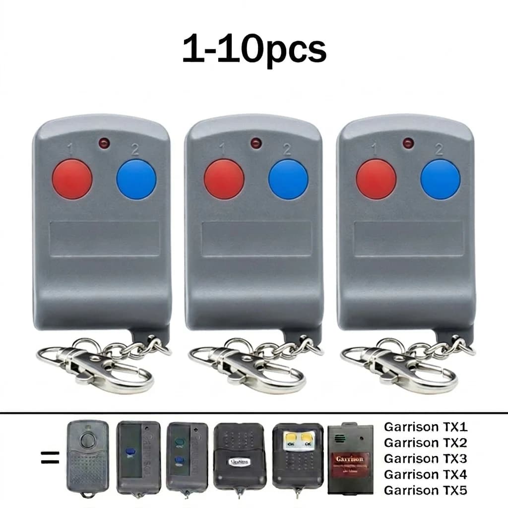 Nouveau télécommande de porte de garage à code roulant Garrison TX1 TX2 TX3 TX4 TX5 300-400MHz