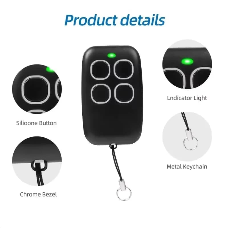 Duplicateur de télécommande RF pour porte de Garage