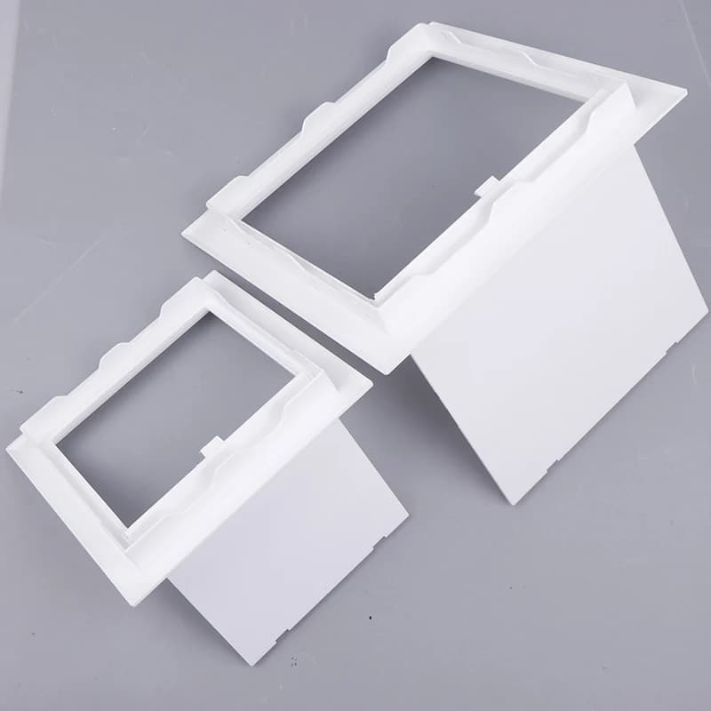 Porte d'accès en PVC blanc universelle