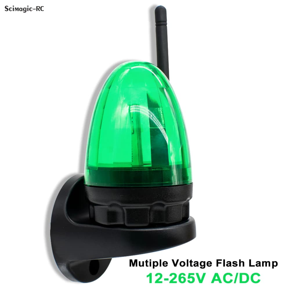 Lampe d'alarme extérieure pour porte de garage