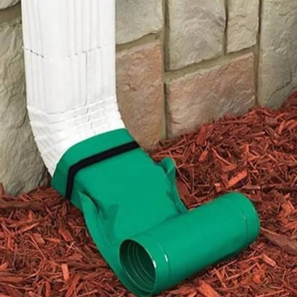 Extension de gouttière flexible en PVC pour éviter l'érosion et les éclaboussures, dispositif de drainage des eaux de pluie, stabilisé aux UV