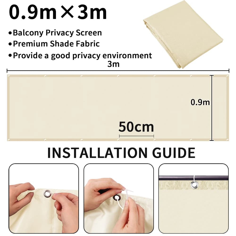 Bâche de protection imperméable pour clôture
