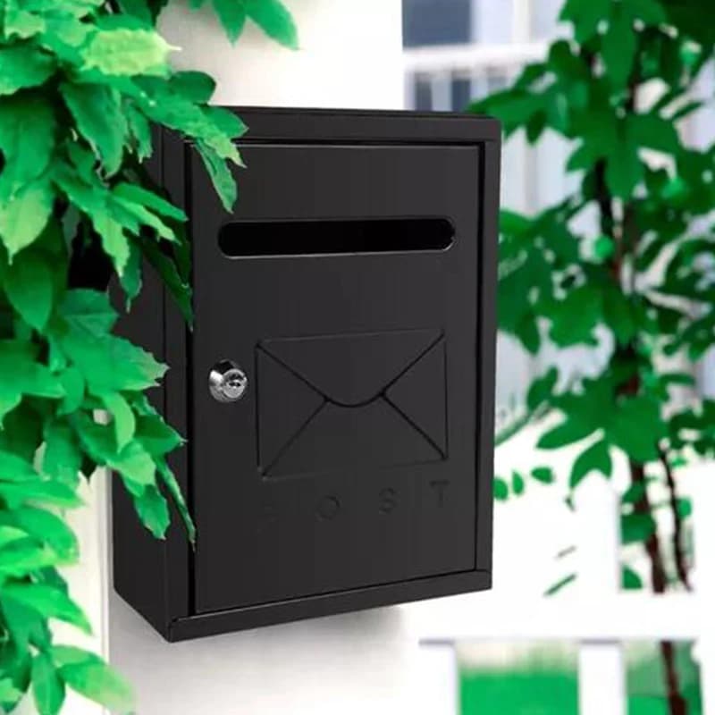 Boîte aux lettres murale en métal 20x7.5x26cm