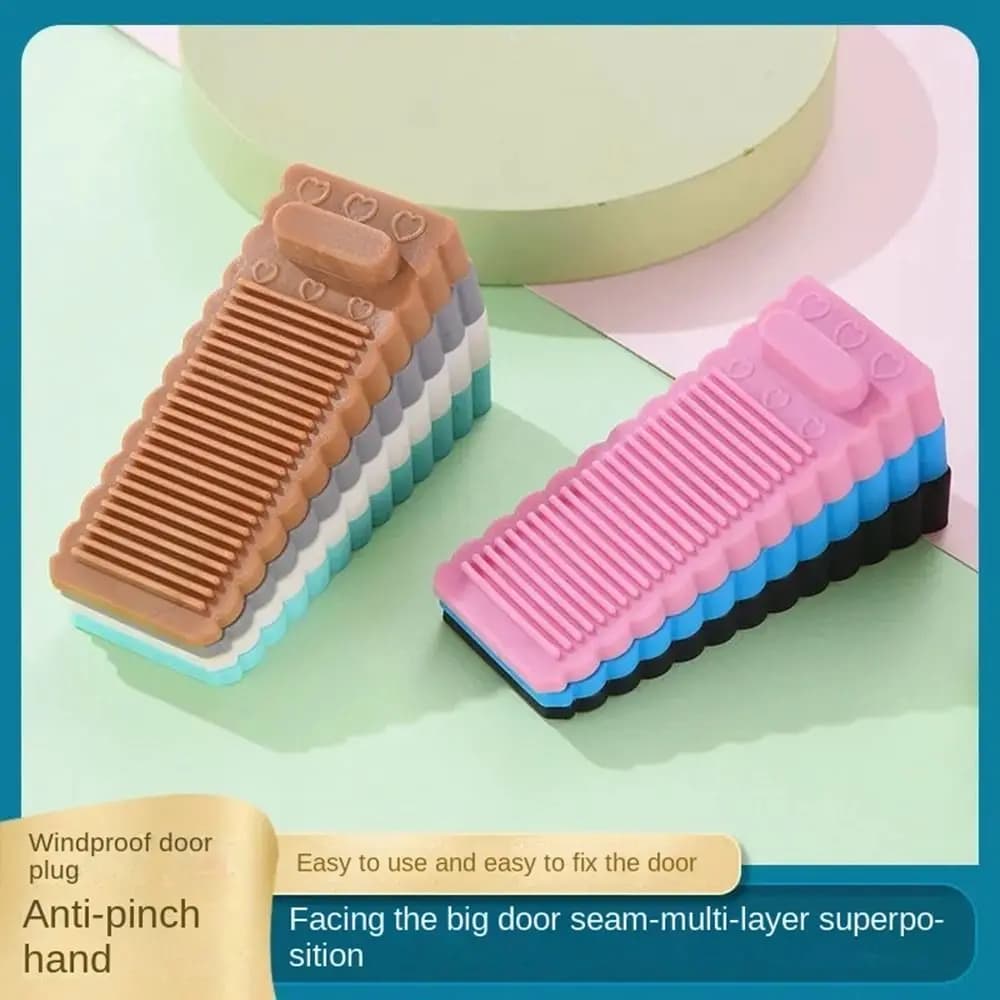 Butoir de porte créatif en PVC et silicone