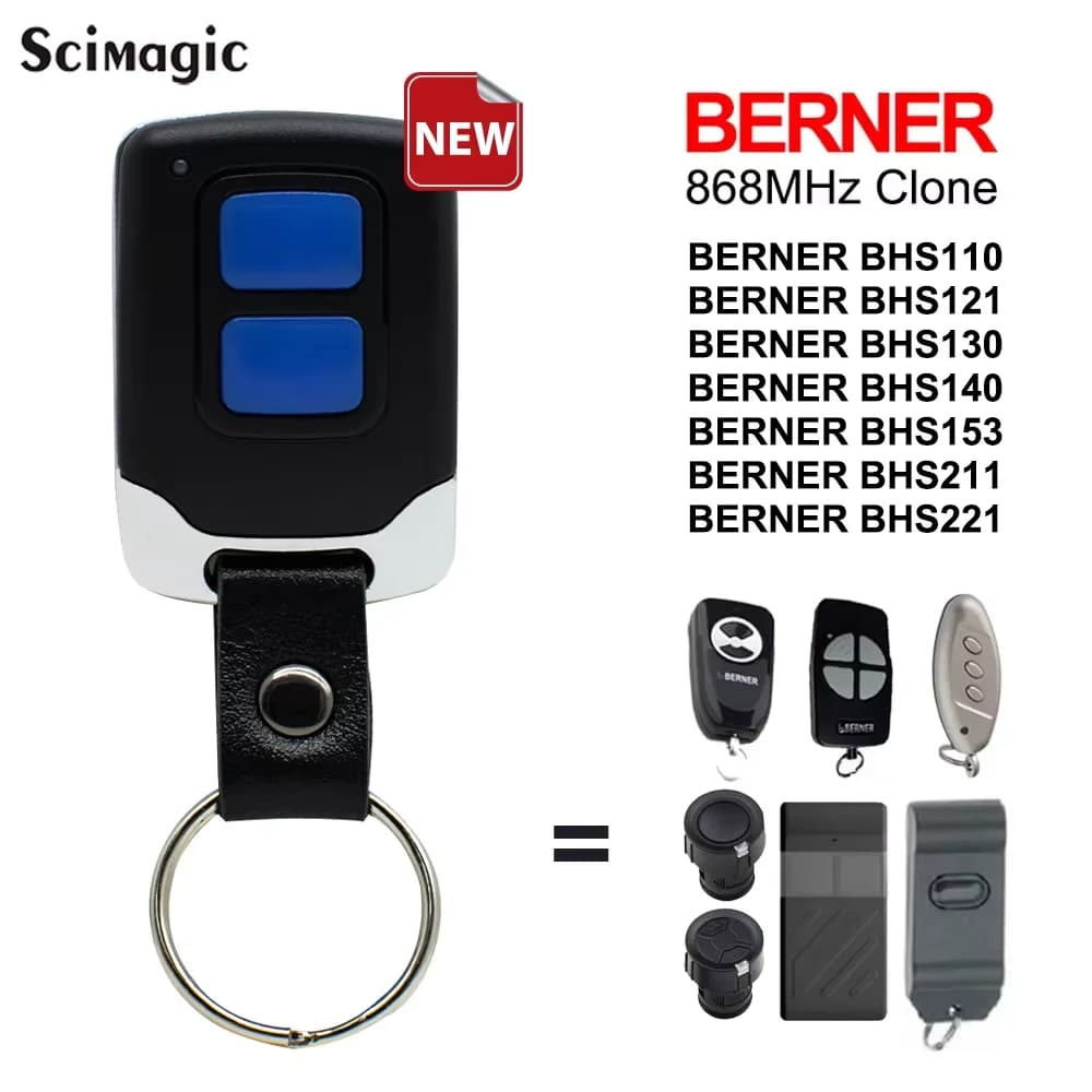 BERNER – ouvre-porte de Garage télécommandé 868MHz
