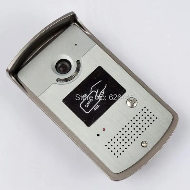 Système d'interphone vidéo avec 1 lecteur de carte RFID