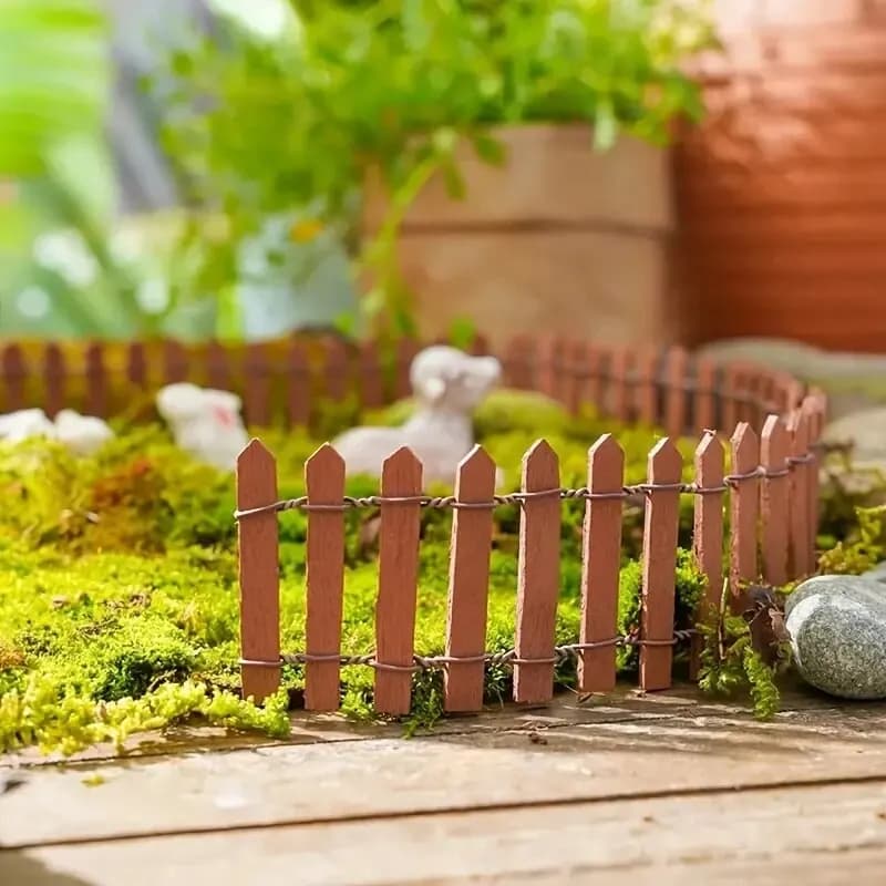 Mini clôture, décoration de jardin et de bonsaï