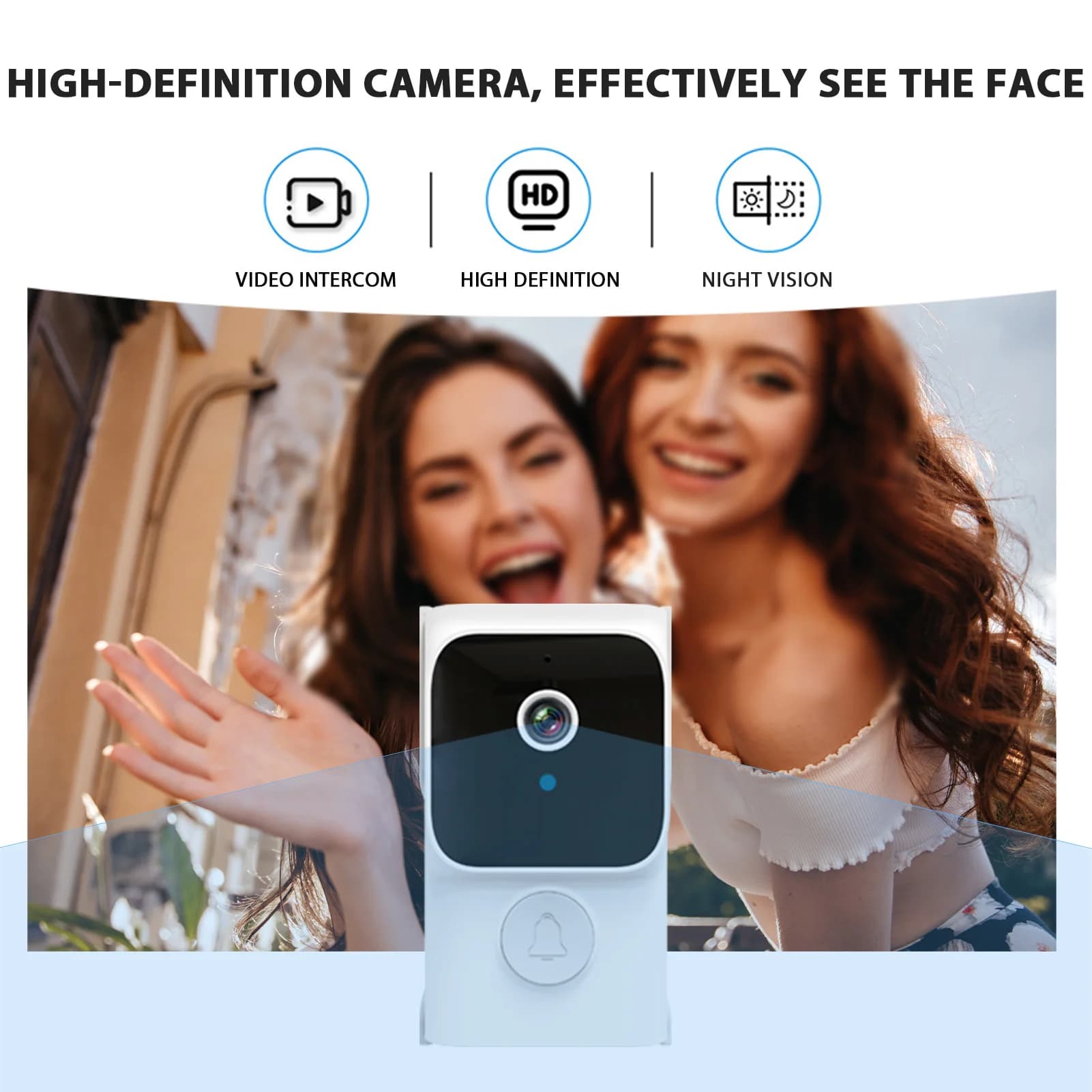 Interphone vidéo sans fil avec écran IPS 3