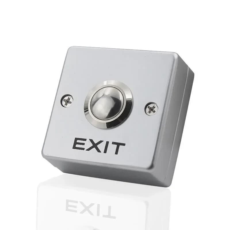 Bouton de sortie de porte en alliage de zinc, interrupteur poussoir pour système de contrôle d'accès aux portes, pour ouvrir la porte