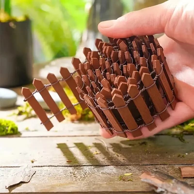 Mini clôture, décoration de jardin et de bonsaï