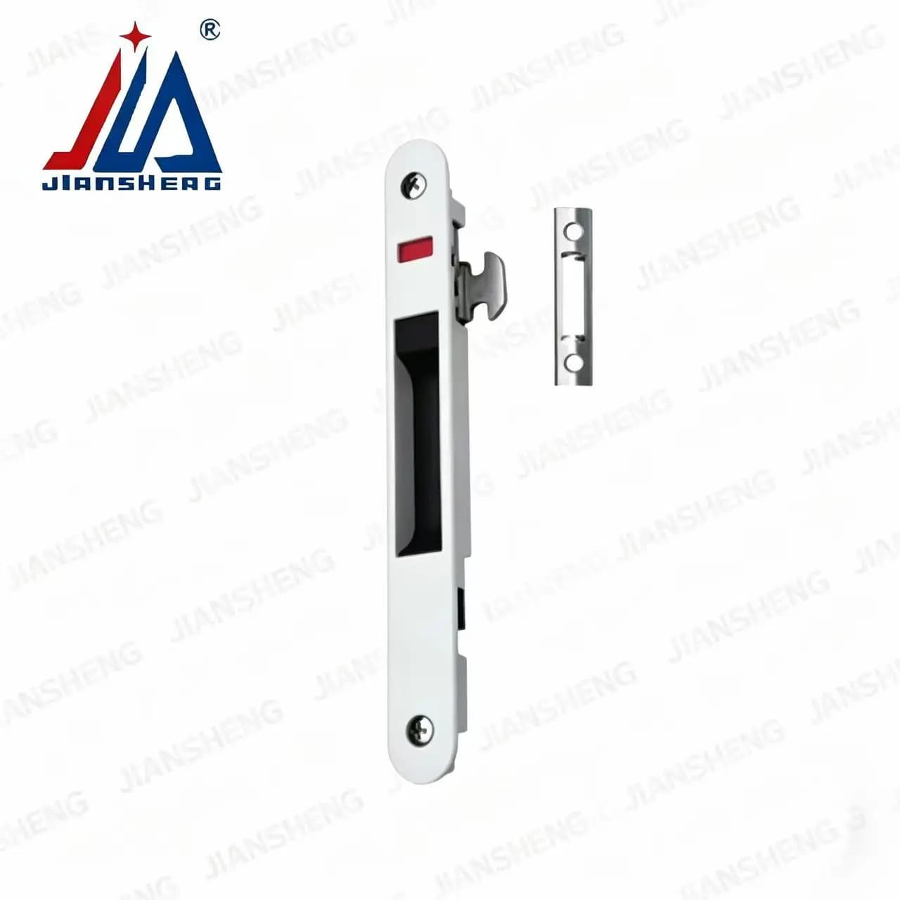 Loquet à crochet pour porte coulissante en alliage d'aluminium