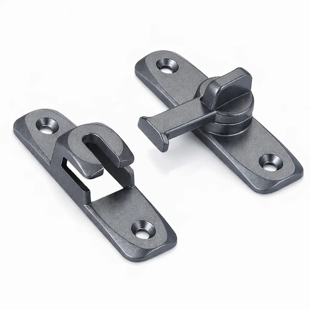 Serrure de porte à bascule 90/180 degrés