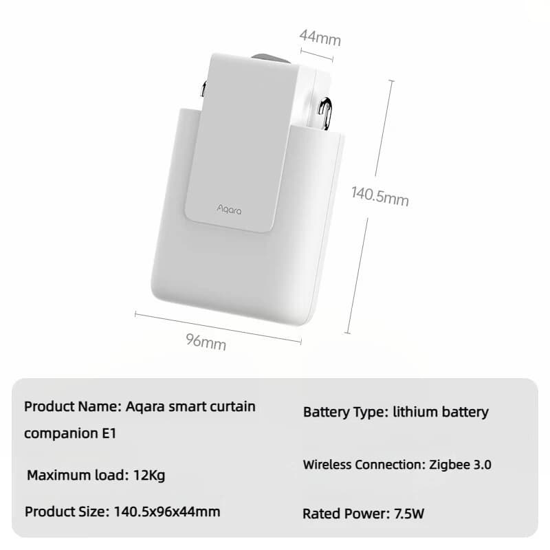 Aqara – moteur de rideau intelligent E1 Zigbee 3.0, domotique intelligente, moteur de rideau électrique, télécommande, besoin de HUB, fonctionne avec HomeKit