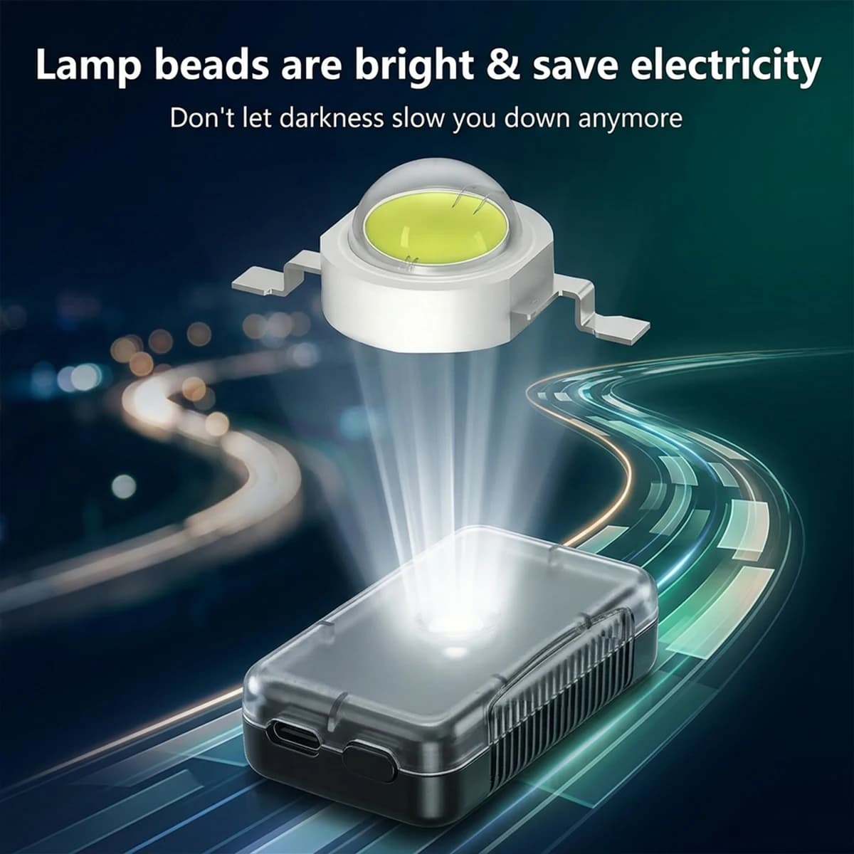 Lumière de capot de moto à capteur, multifonctionnelle et portable, éclairage intérieur LED avec technologie de détection automatique intégrée, accessoires