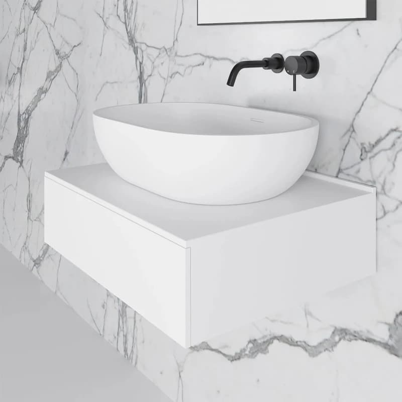 Armoire de salle de bains moderne, lavabo de comptoir de Style minimaliste, armoire de salle de bains pour prix de gros d'usine