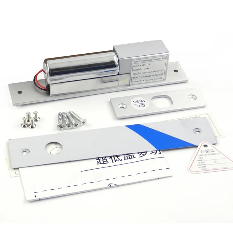 Serrure à boulon électrique à sécurité intégrée DC12V