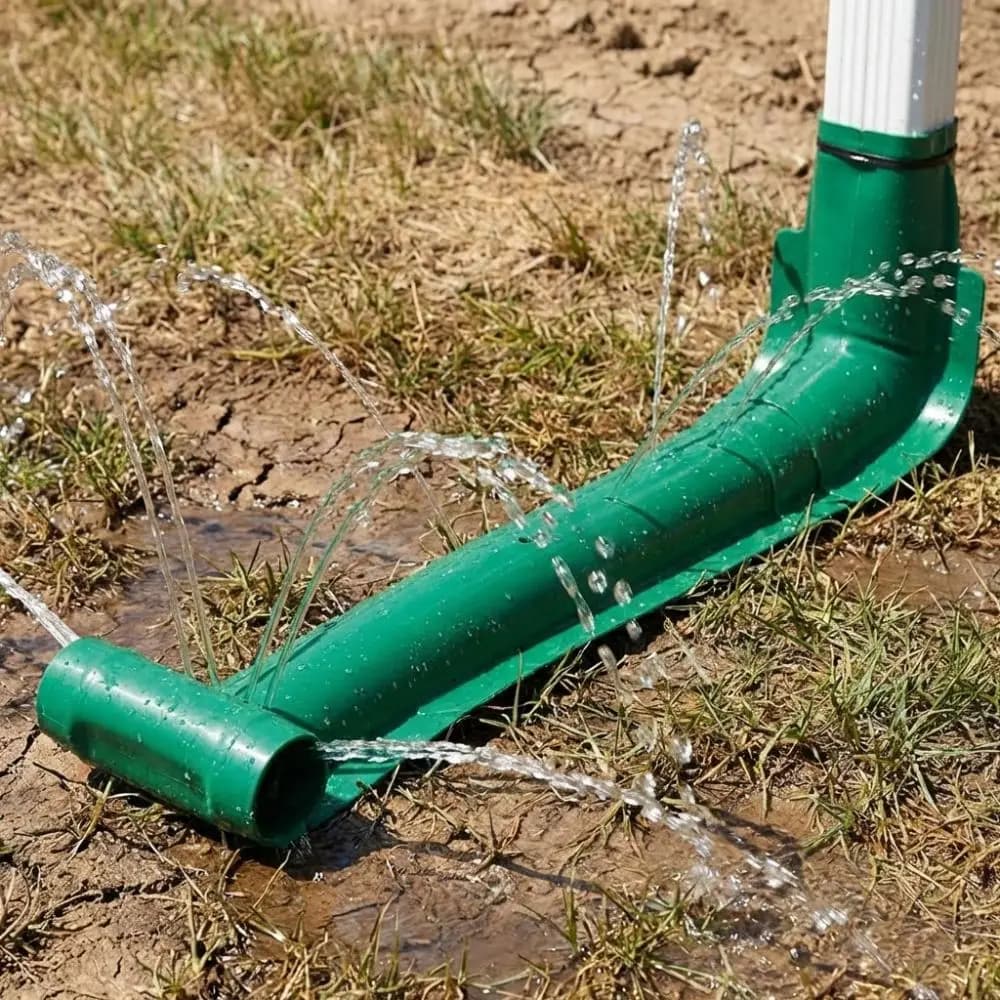 Extension de gouttière flexible en PVC pour éviter l'érosion et les éclaboussures, dispositif de drainage des eaux de pluie, stabilisé aux UV