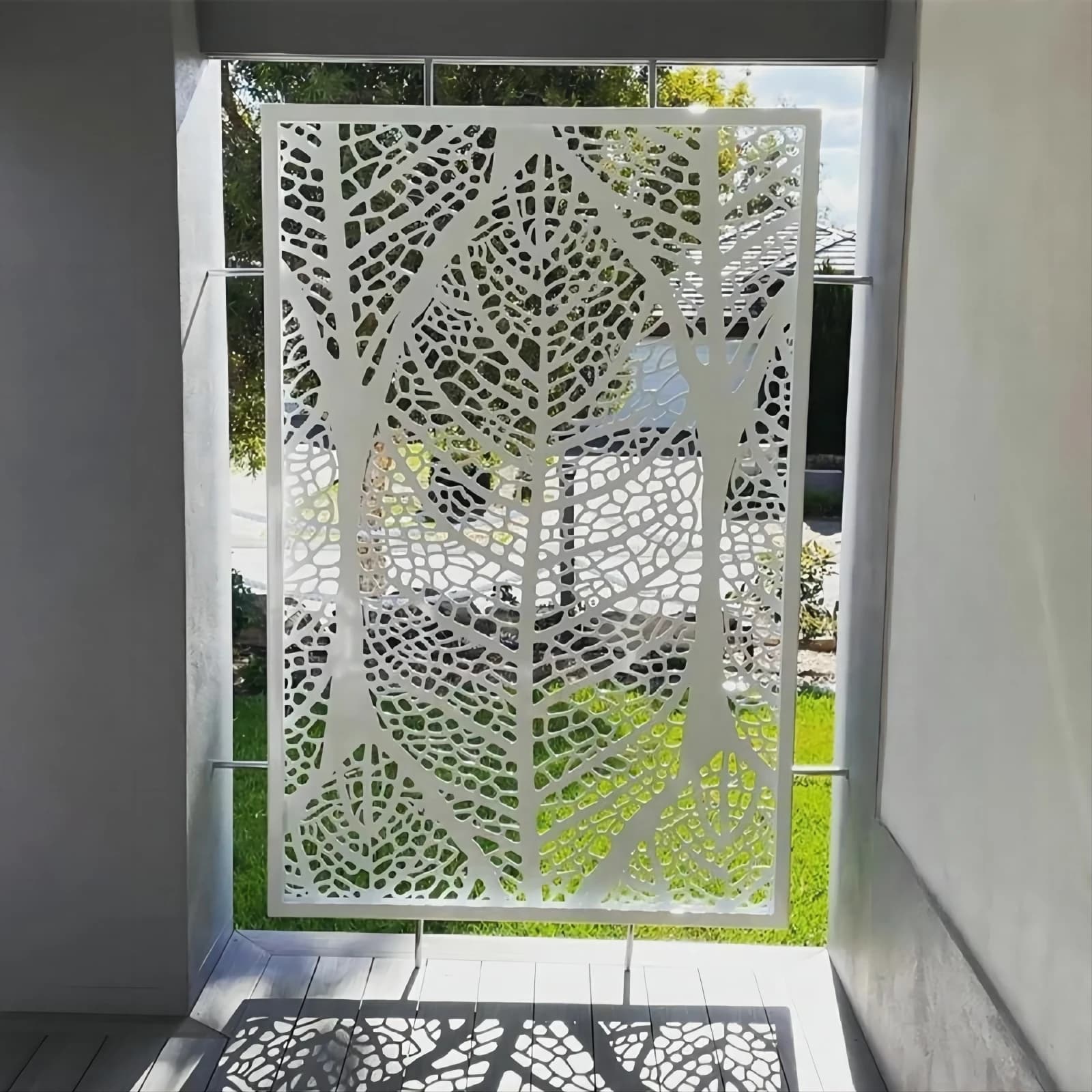 Panneaux de clôture horizontaux en aluminium, écrans d'intimité, clôtures métalliques pour jardin, cour, patio, villa, extérieur, modernes, sur mesure, noir, gris