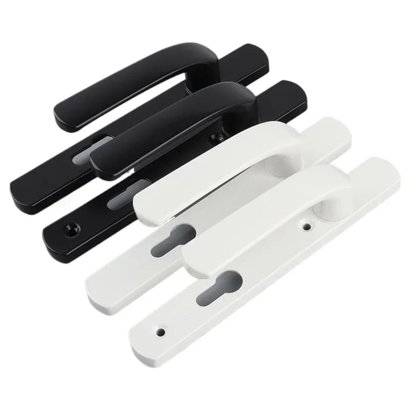 1 poignée de porte à point unique en alliage d'aluminium