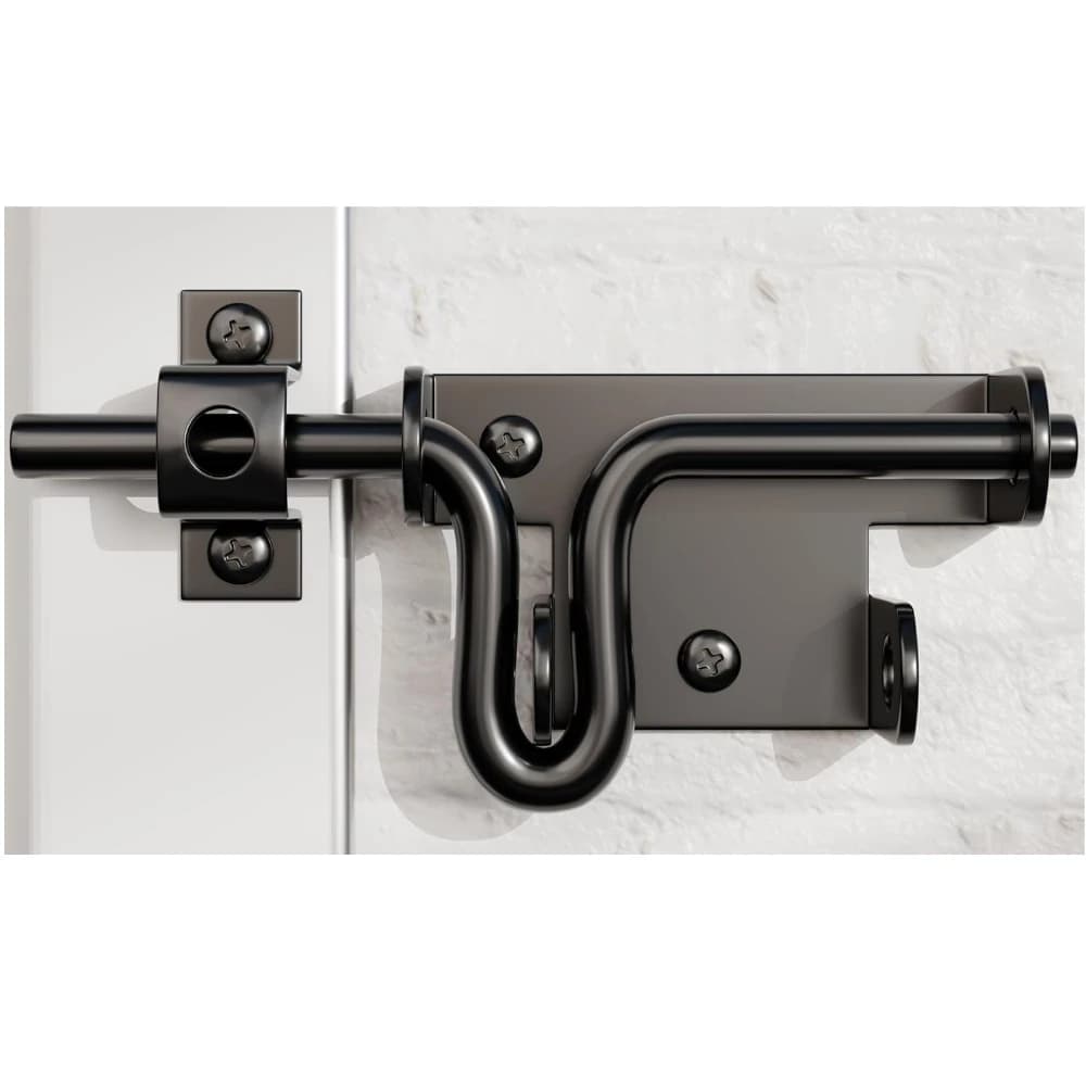 Loquet de Porte à Boulon Coulissant pour Clôture en Bois