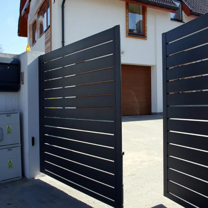 Ouvre-porte automatique à coque en aluminium pour portails jusqu'à 12 pieds de long et 550 lb pour kit d'ouvre-porte