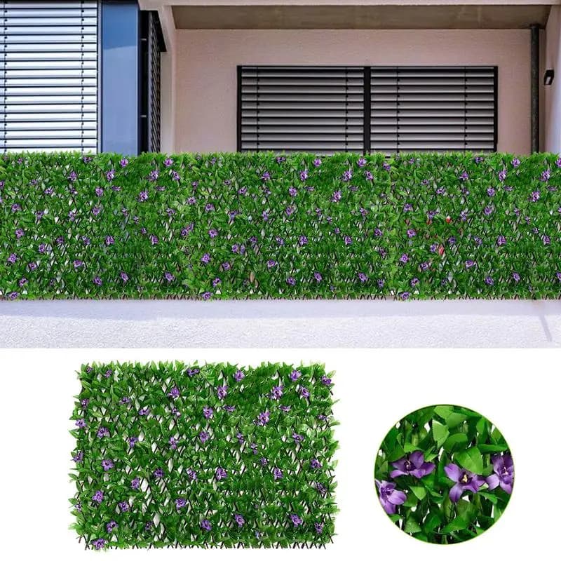 Haie artificielle, fausse feuille murale