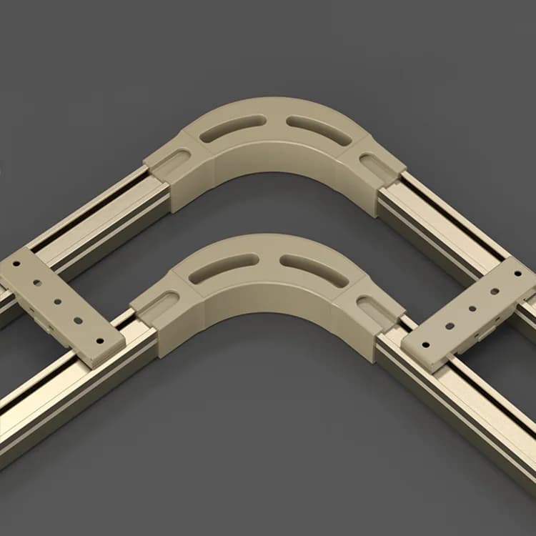 Rail coulissant en alliage d'aluminium