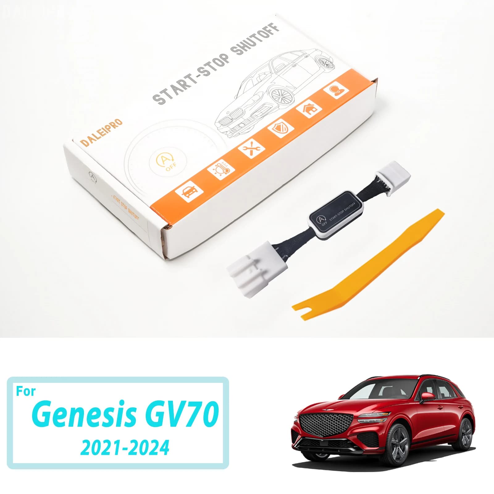 Pour Hyundai Genesis GV70 2021-2024 : Système d'activation/désactivation automatique du moteur (Stop-Start) – Éliminateur de fonction d'arrêt intelligent de la voiture