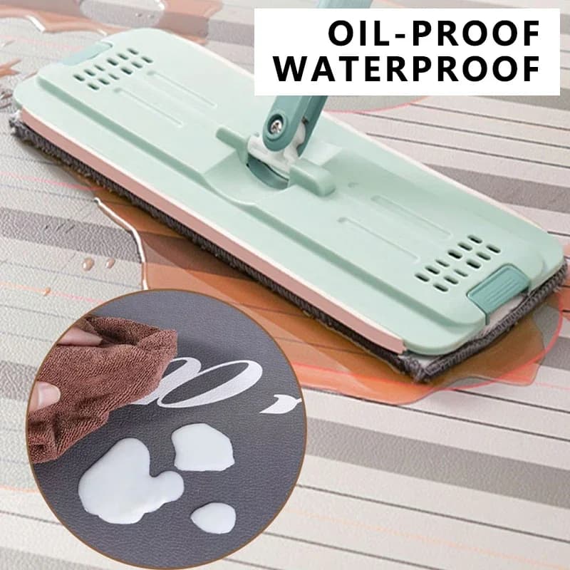 Tapis de cuisine en PVC, tapis en cuir imperméable, résistant à l'huile, antidérapant, tapis floraux vintage, tapis longs, décoration d'intérieur, Alfombra