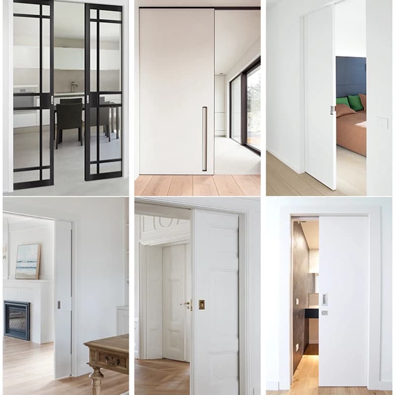 Rail de guidage invisible pour porte coulissante