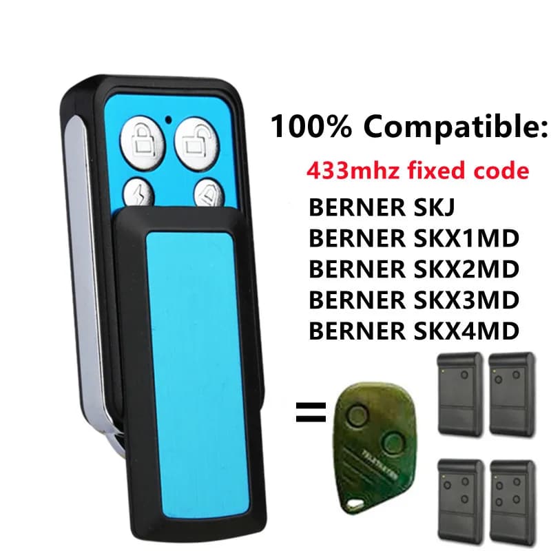 Télécommande 433, 92 MHz Porte de garage AVIDSEN 100951 100955 100550 100400 104505