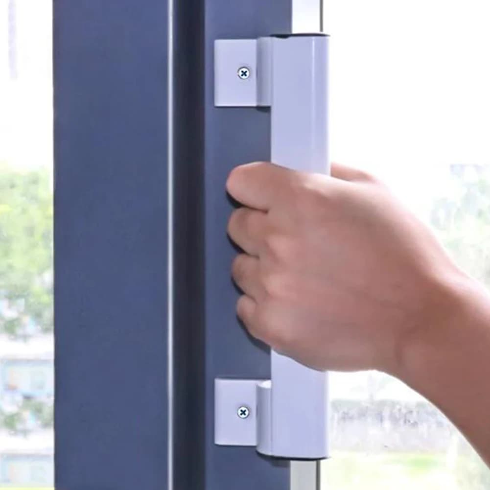Poignée exposée en alliage d'aluminium poignée de porte coulissante robuste poignée de porte en verre poignées de porte coulissante en verre