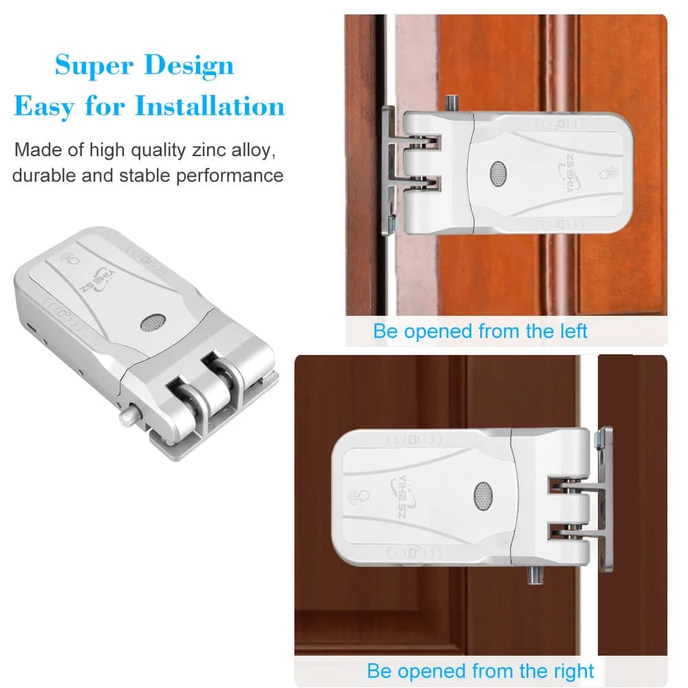 YiHESZ serrure de porte avec mot de passe par empreinte digitale 433Mhz télécommande