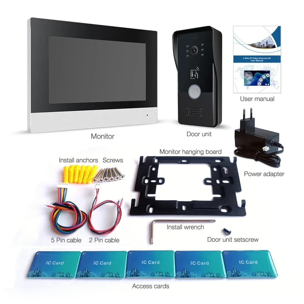 Visiophone intelligent Tuya Wifi 1080P