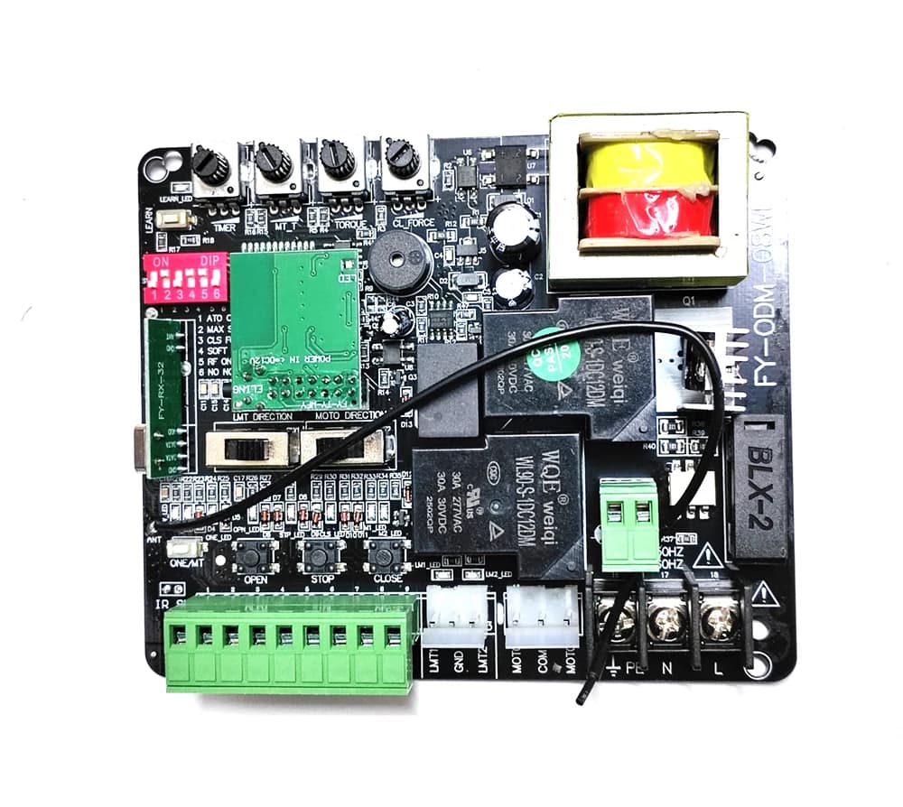 220V !! Carte mère de circuit contrôleur de moteur d'ouvre-porte coulissant Wi-Fi Tuya