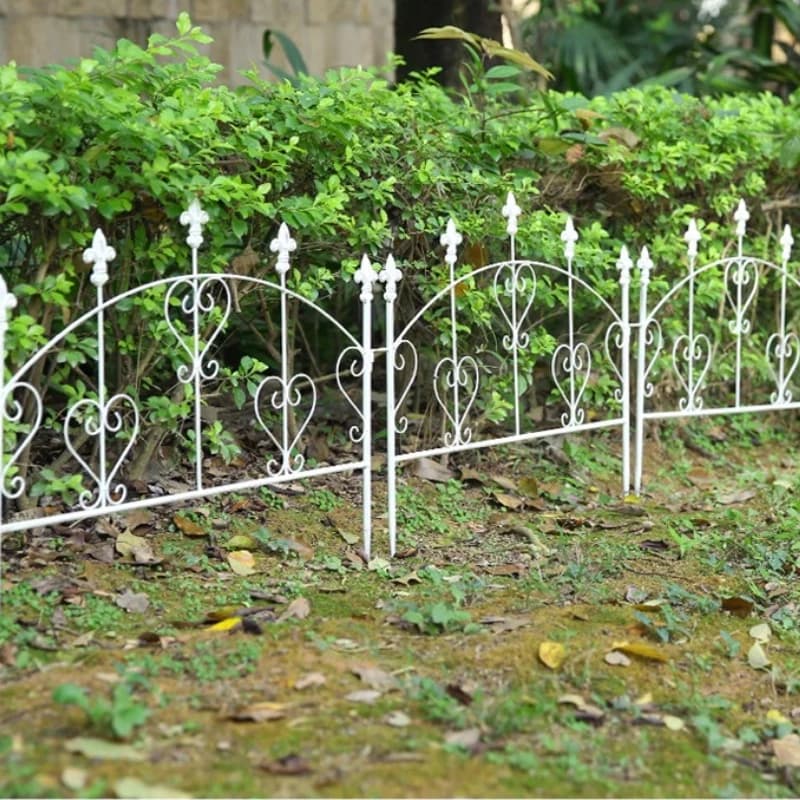 Clôture de jardin en fer