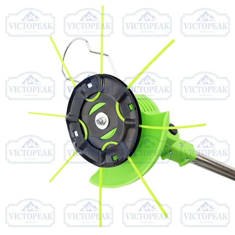 Tête de coupe en fer à installation facile pour débroussailleuse, avec ligne rotative pour tête de coupe/brosse