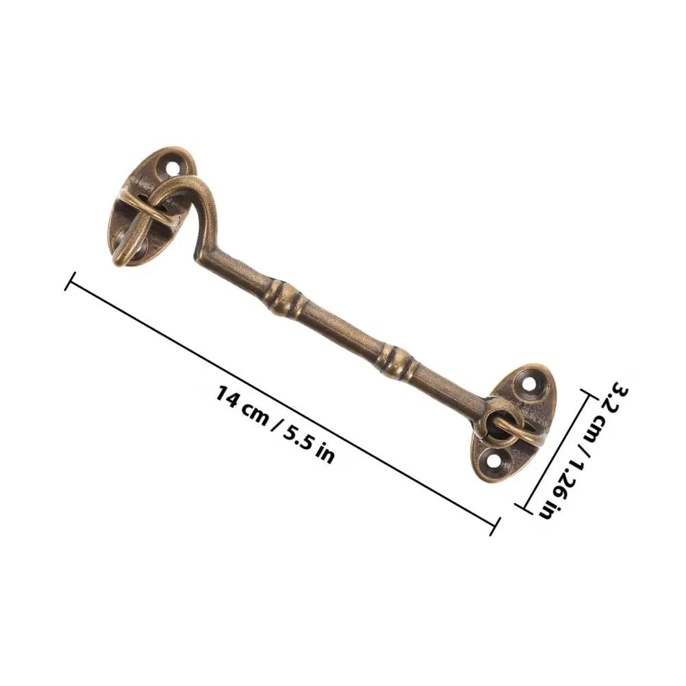 Loquet à œil en laiton pour porte
