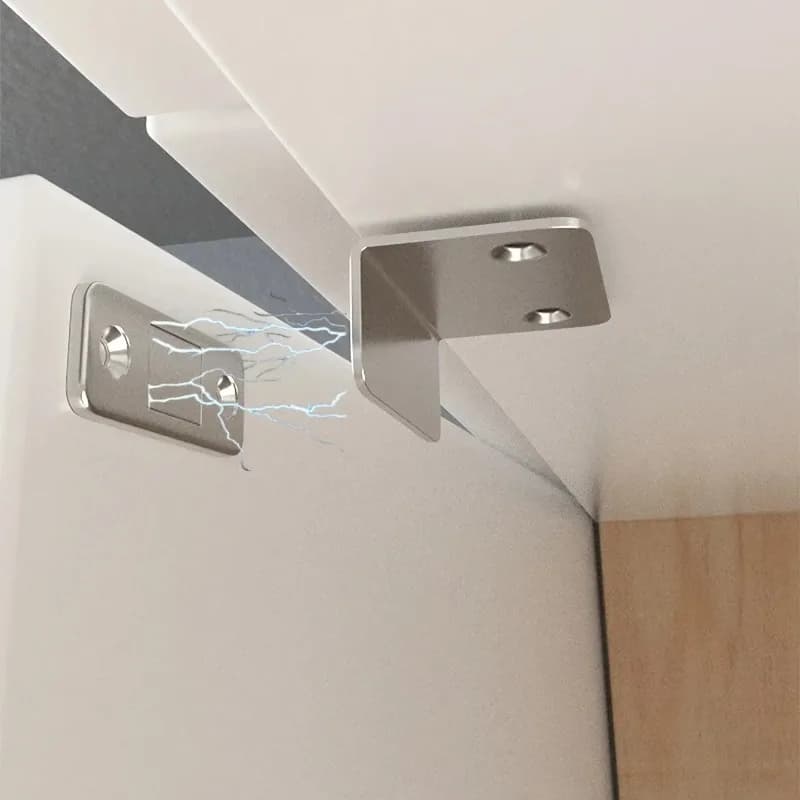 Loquet de porte magnétique – Forte adhérence invisible