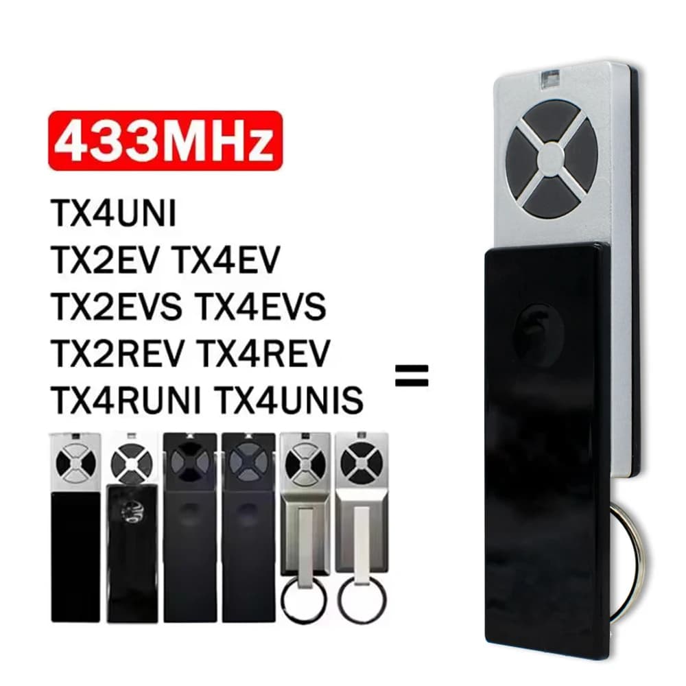 Télécommande compatible pour TX4UNI TX2EV TX2REV TX4UNIS TX4UNIF TX4RUNI