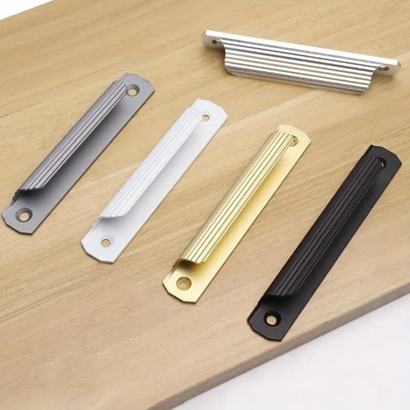 Poignées de porte coulissante en alliage d'aluminium