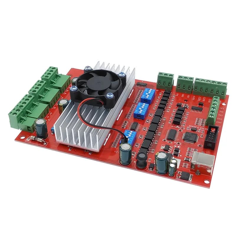 Carte de dérivation de pilote de moteur avec ventilateur MACH3 CNC USB 100Khz, Interface 3 axes, carte de pilote de contrôleur de mouvement