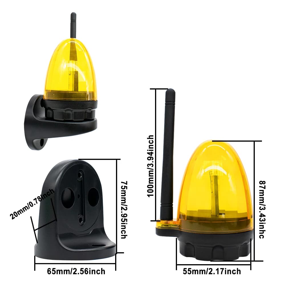 Signal LED extérieur universel 12V-265V 220V